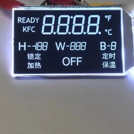 各种小家电断码屏开模定制液晶显示屏